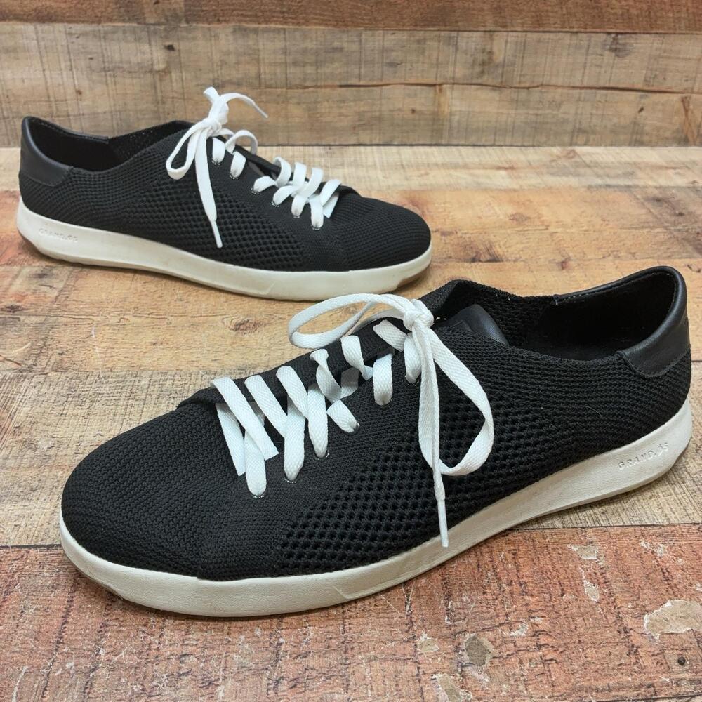 Cole Haan GrandPro Shoes Mens Size 11 44.5 Black Mesh Casual Comfort Sneaker